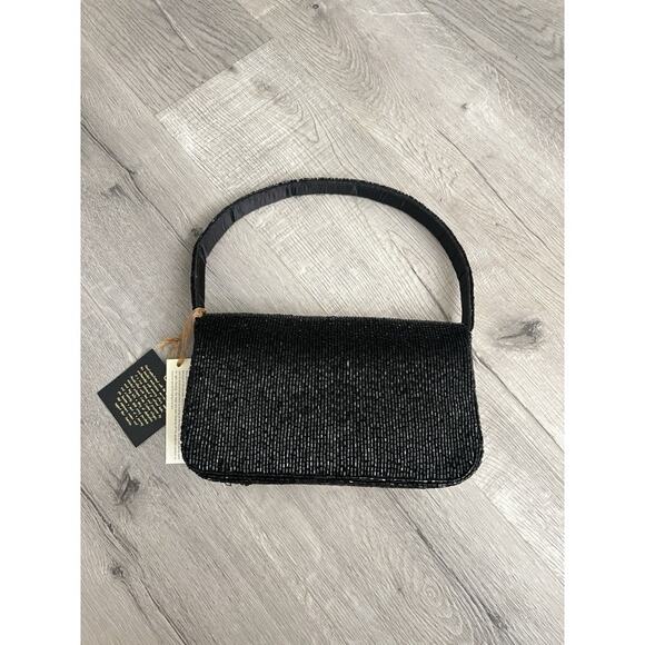 New York City Skyline Beaded Shoulder Hand Bag City Views Viral Made in India - Picture 7 of 9